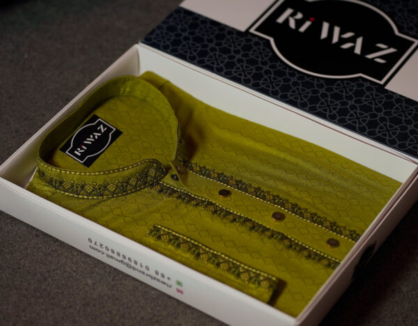 Premium Cotton Embroidery Panjabi - Image 3