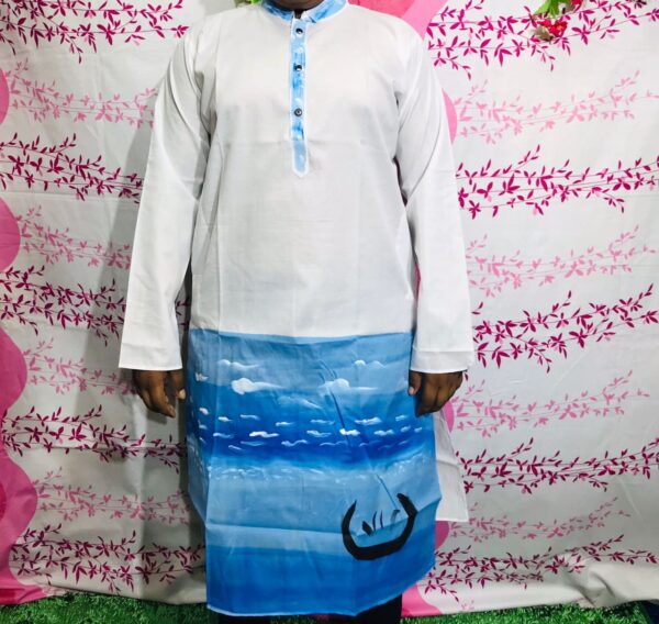 ধুপিয়ান সিল্ক পাঞ্জাবি - Image 9
