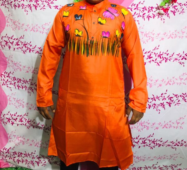 ধুপিয়ান সিল্ক পাঞ্জাবি - Image 4