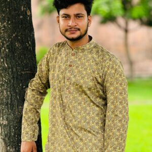 Digital Print Cotton Panjabi