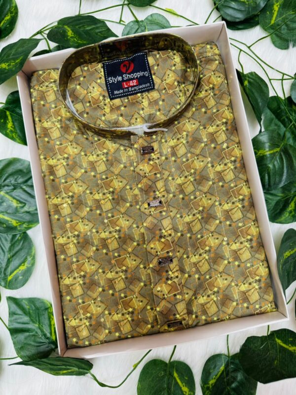 Digital Print Cotton Panjabi - Image 3