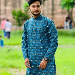 Cotton Print Panjabi