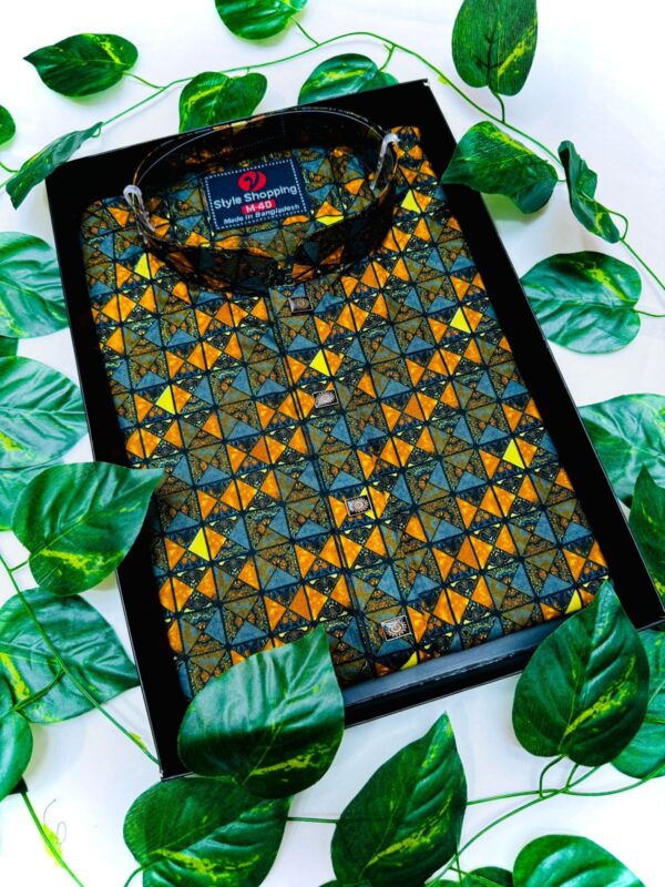 Cotton Print Panjabi - Image 3