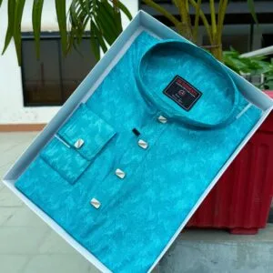 Premium Cotton Print Panjabi